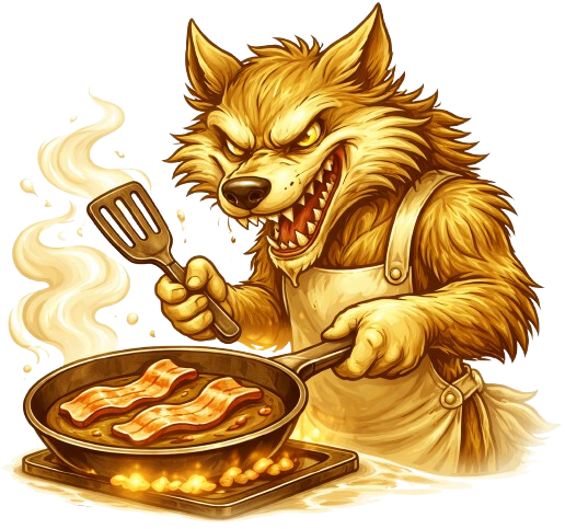 Illustration of the wolf from the case study